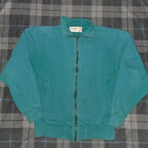 vintage 90s russell athletic ll bean full zip up sweatshirt USA